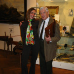 Shiva in the Museum Gallery with Dries van Agt after the presentation of the 2009 Cannabis Culture Award