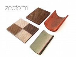 Zeoform ist ein Zellulose-Biokunststoff, der aus Hanf hergestellt werden und zu einer Vielzahl von Produkten geformt werden kann (© Zeoform)