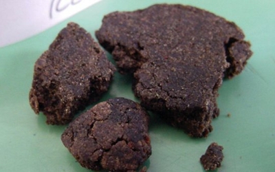 05 - Hashish is hand-rubbed into small pieces known as ‘chocolates’ before being packaged for sale