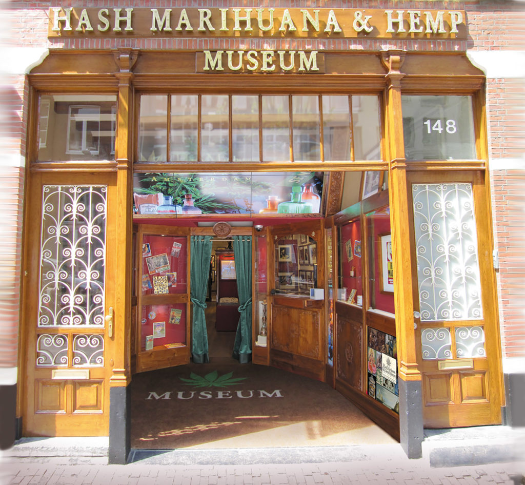 Het Hash Marihuana & Hemp Museum in Amsterdam