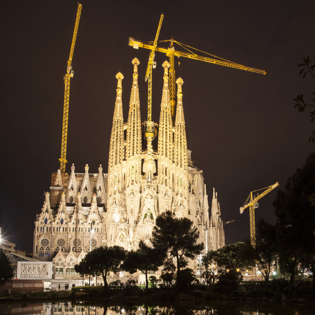 La Sagrada Familia, la célèbre cathédrale de Barcelone.