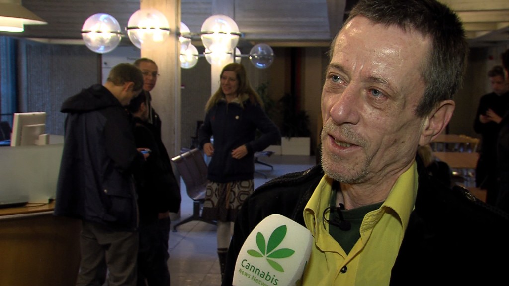 Rudolf Hillebrand: “The Mayor of Amsterdam is going to see if he can arrange a space where I, possibly with more patients, can grow cannabis.”