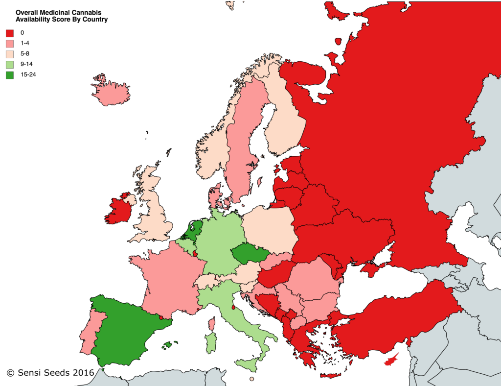 La Situación del Cannabis Medicinal en Europa – Un Resumen Completo
