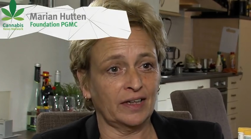 Marian Hutten, présidente du PGMCG (une association caritative constituée de patients cannabiques)
