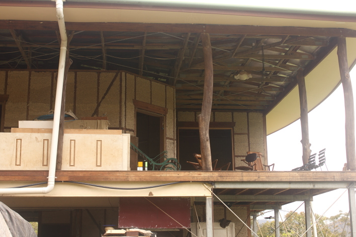 Hempcrete must be laid over a timber or steel frame (© stuff tara has seen)