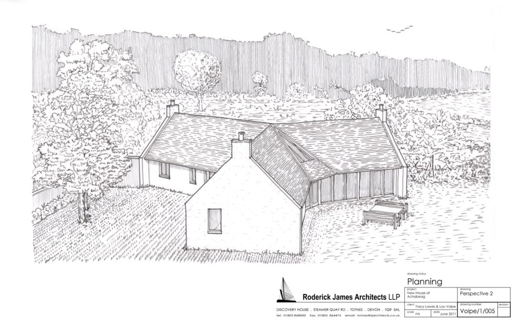 Proyectos de viviendas nuevas a base de cáñamo en las Highlands de Escocia (© achabeag.co.uk)