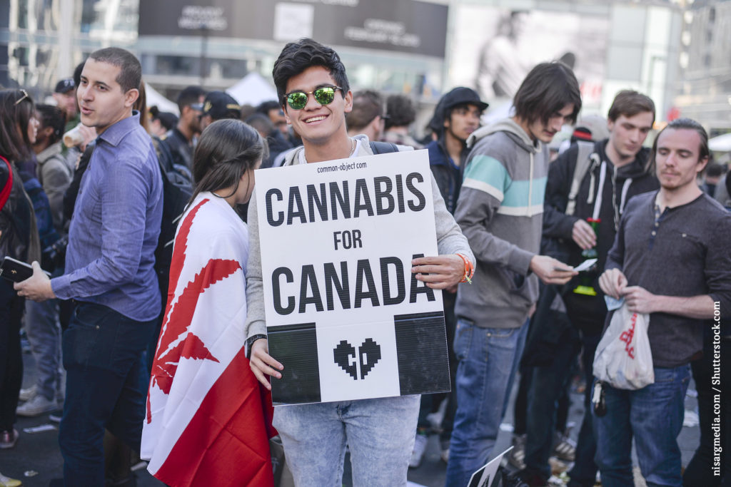 Une célébration du 20 avril au Canada.