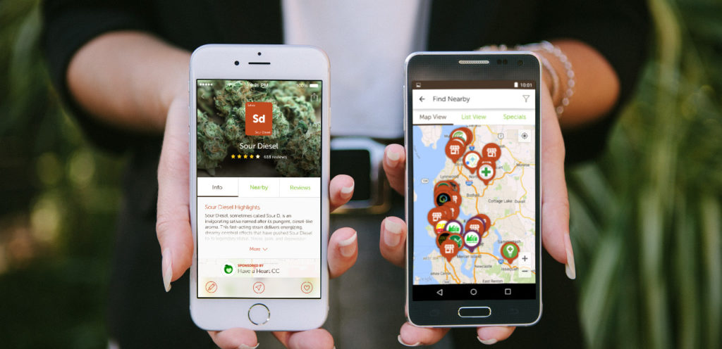 Leafly ist eine der beliebtesten Cannabis-Apps der Welt