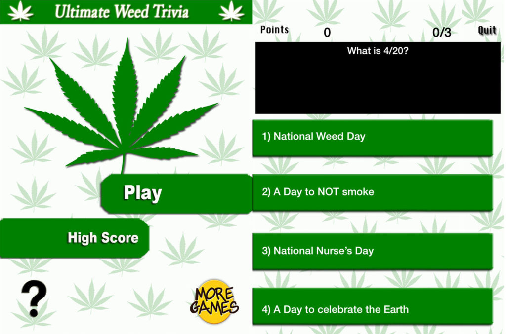 Ultimate Weed Trivia app