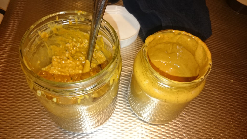 Thoroughly mix each time you add more peanut butter