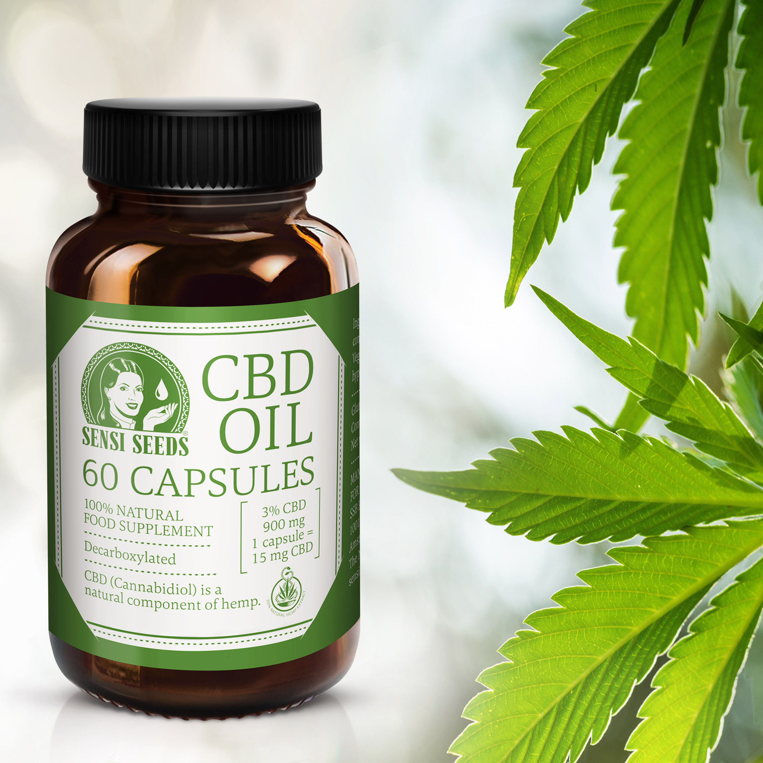 Examen album Rummelig vinder Sensi Seeds CBD Oil Capsules - Sensi Seeds