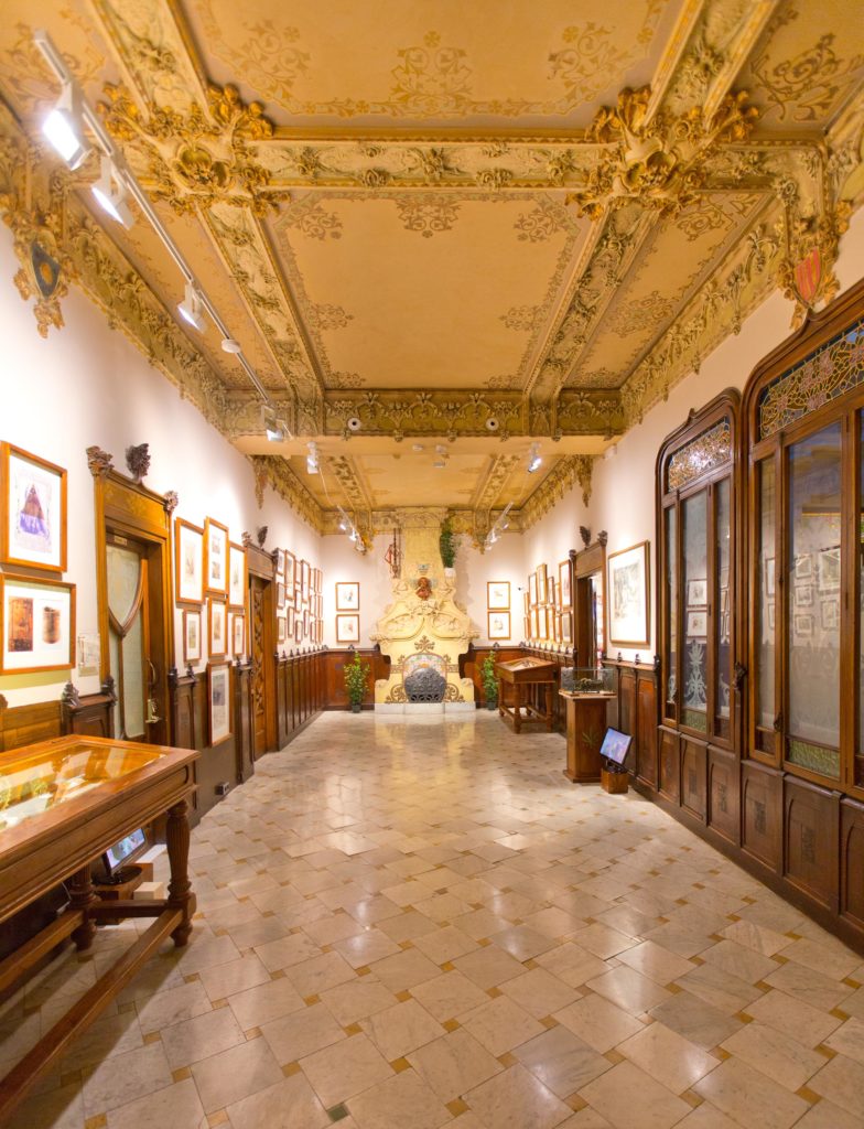 Gerestaureerde Palau Mornau in Barcelona die Hennp Museum Gallery werd