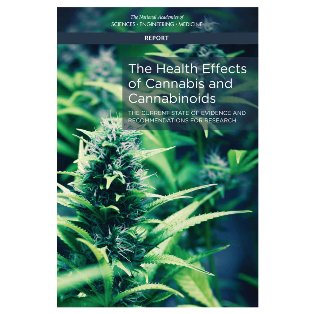 La portada de los efectos en la salud del cannabis y los cannabinoides.
