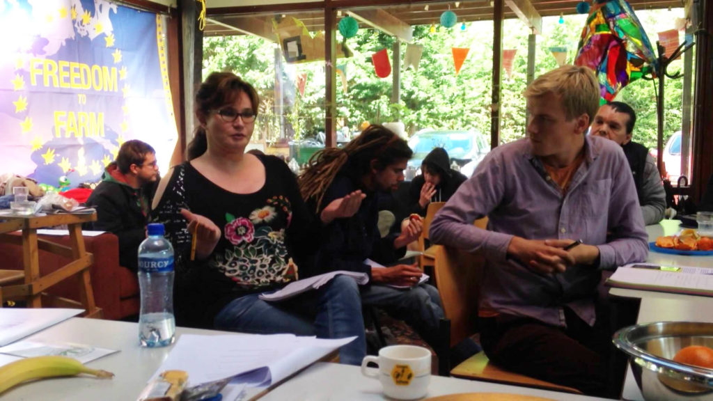 People sitting at Belgian cannabis social clubs