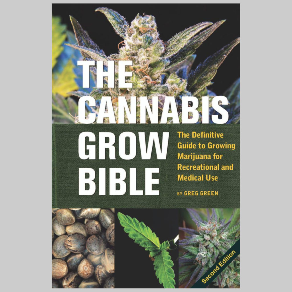 La portada del libro de la Biblia de cultivo de cannabis