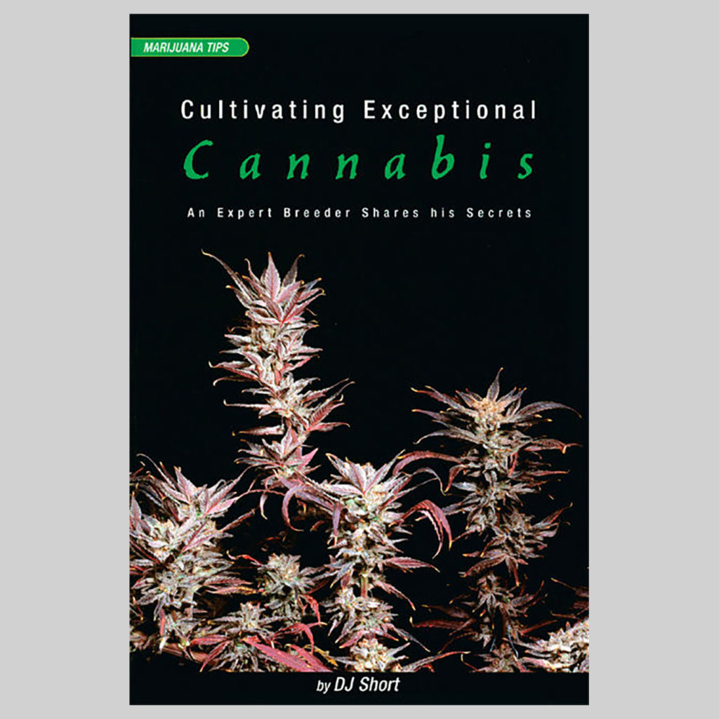 La portada del libro del cultivo de cannabis excepcional