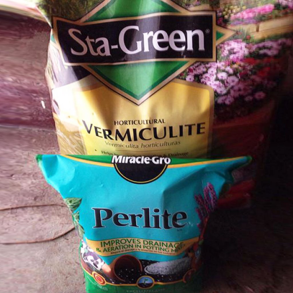 Vermiculite und Perlite Lava Fels Pack