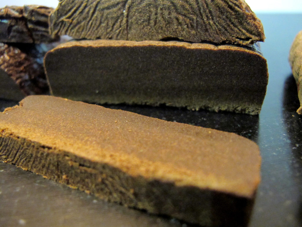 Blocks of hashish