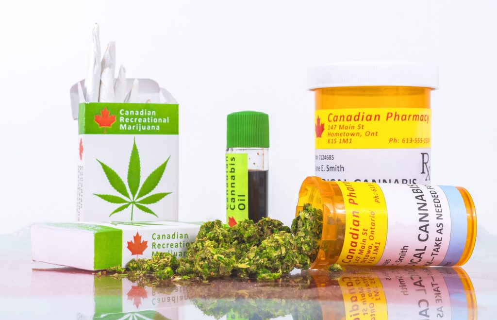 Huile de cannabis, cannabis médical et marijuana récréative