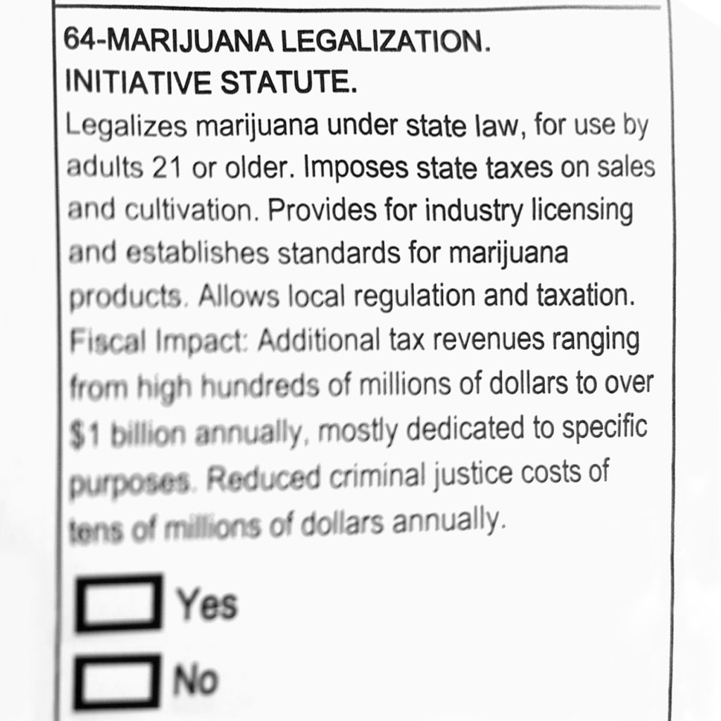 Marijuana legalization initiative statute