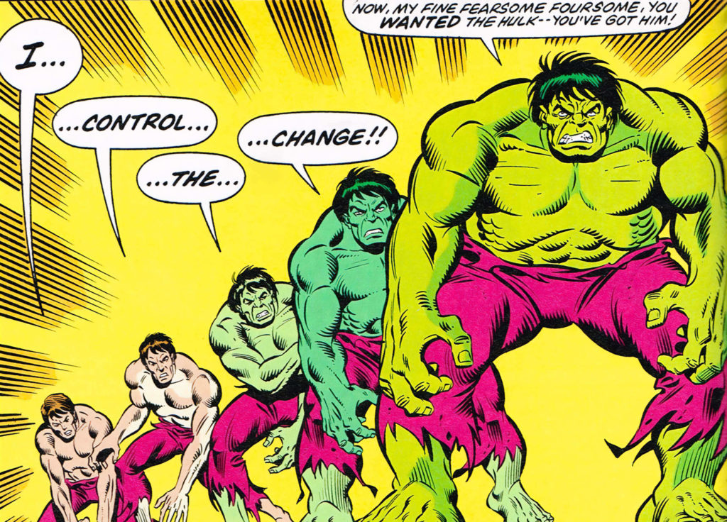 Hulk getting angry