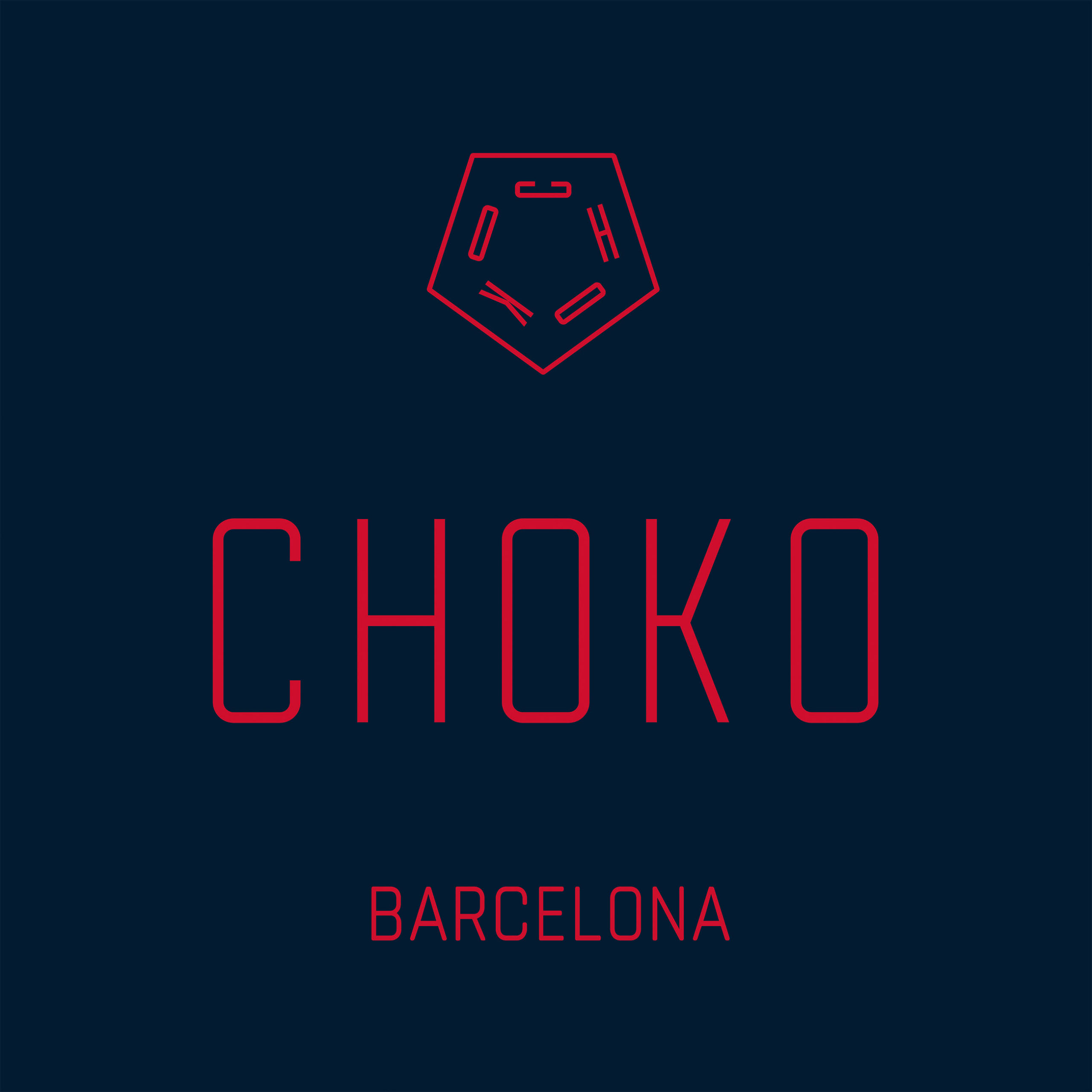 Choko Cannabis Social Club Navy Blue en Red Logo