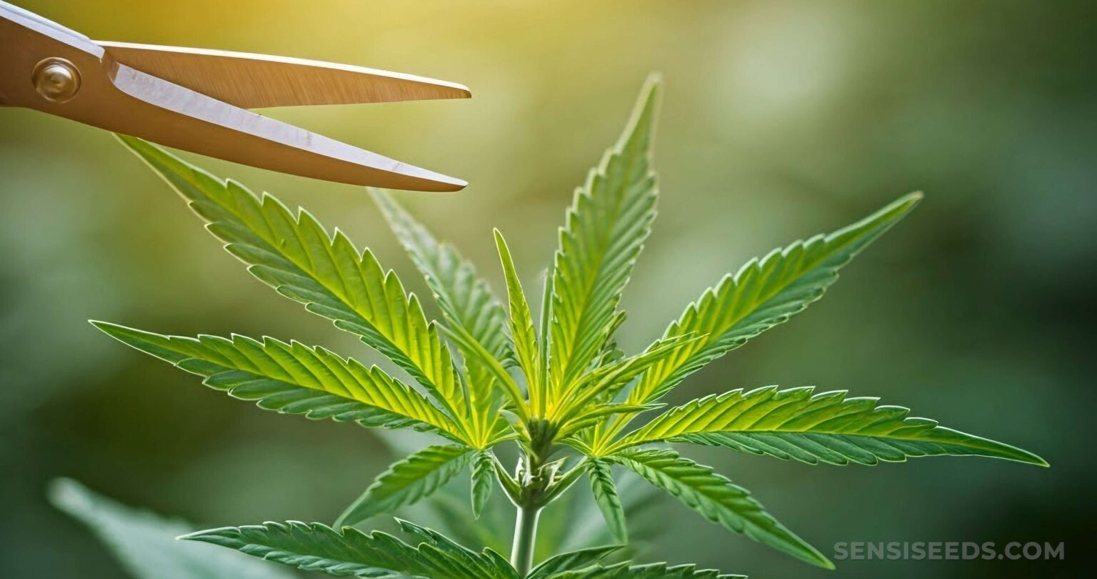 Fimming Cannabis for Bigger Yields: When & How - Sensi Seeds
