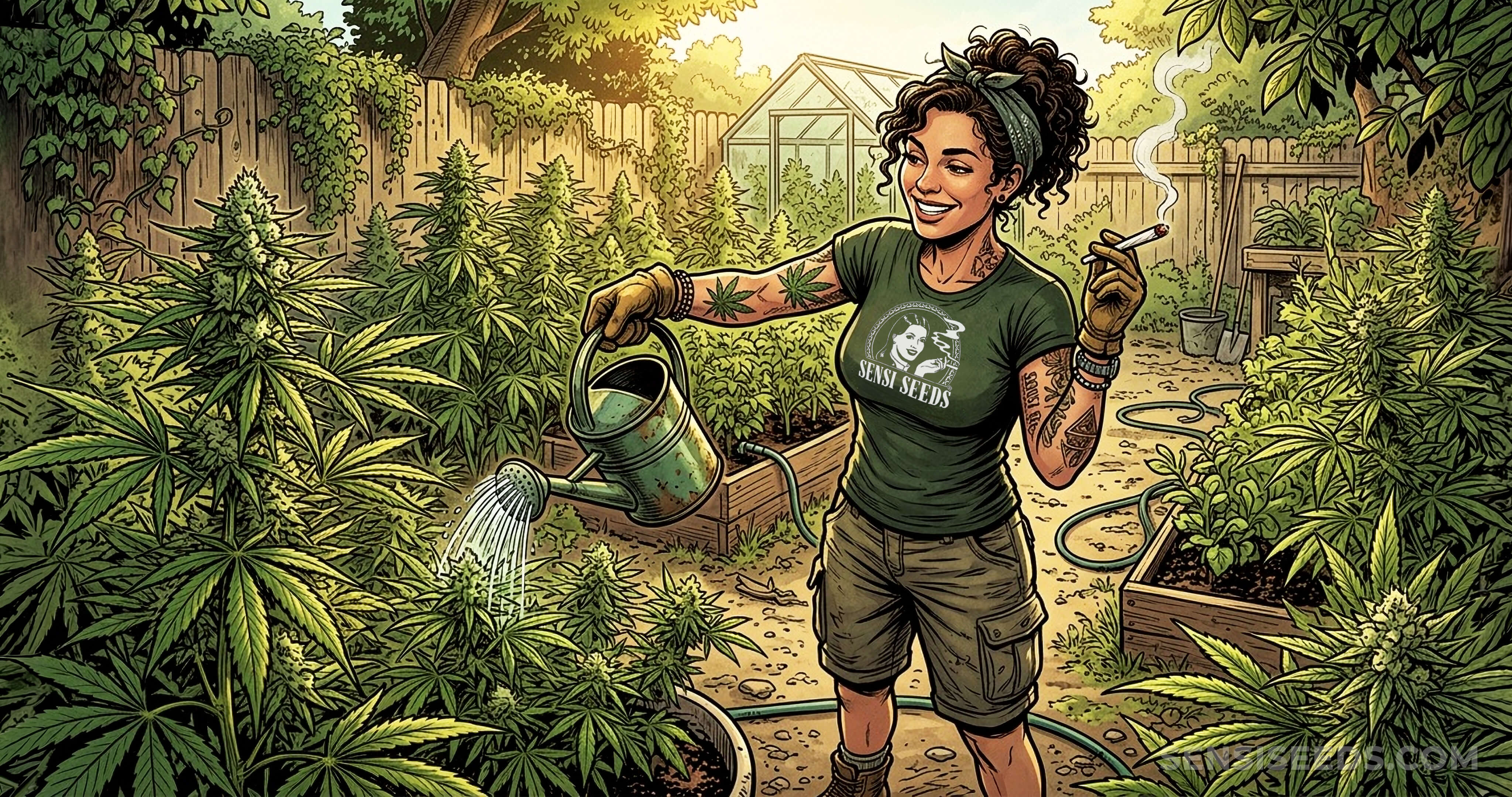 Cannabis gieen: Wie und wann man Gras gieen sollte - Sensi Seeds