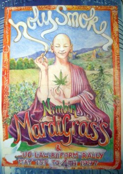 Mardi Grass wird in Nimbin seit 1993 am ersten Mai-Wochenende gefeiert. (CC.m.a.r.c.)