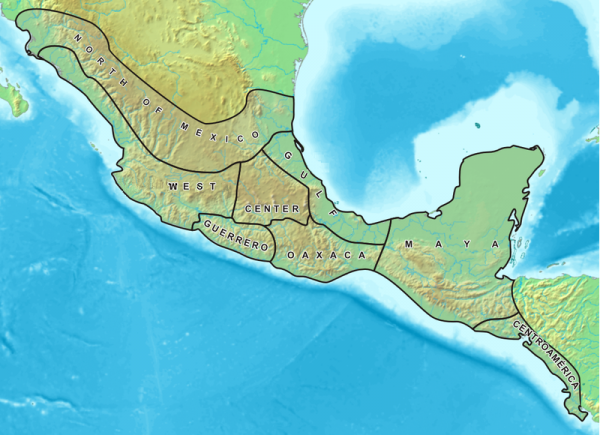 Mesoamerica - Source : Wikipedia