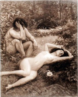 481px-Albert_Fourie_Eve_slumbers