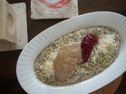 Hemp seed can be roughly ground and used to make porridge (Anthimeria)