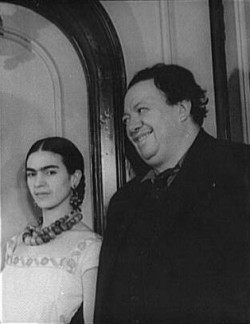 Marijuana user Diego Rivera and his wife Frida Kahlo