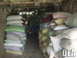 Afghan Cannabis - 2 - Packages of Afghani hashish ready for distribution